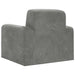 Fauteuil Lichtgrijs fluweel