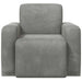 Fauteuil Lichtgrijs fluweel