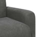 Fauteuil Donkergrijs fluweel