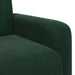 Fauteuil Donkergroen fluweel