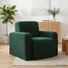 Fauteuil Donkergroen fluweel
