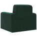 Fauteuil Donkergroen fluweel
