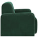 Fauteuil Donkergroen fluweel