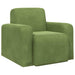 Fauteuil Lichtgroen fluweel