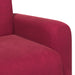 Fauteuil Wijnrood fluweel