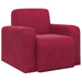 Fauteuil Wijnrood fluweel