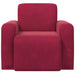 Fauteuil Wijnrood fluweel