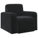 Fauteuil Zwart fluweel