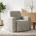 Fauteuil Crèmekleurig fluweel