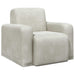 Fauteuil Crèmekleurig fluweel