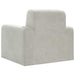 Fauteuil Crèmekleurig fluweel