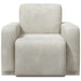 Fauteuil Crèmekleurig fluweel
