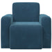 Fauteuil Blauw fluweel