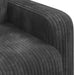 Fauteuil Donkergrijs corduroy