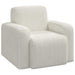 Fauteuil Crèmekleurig corduroy