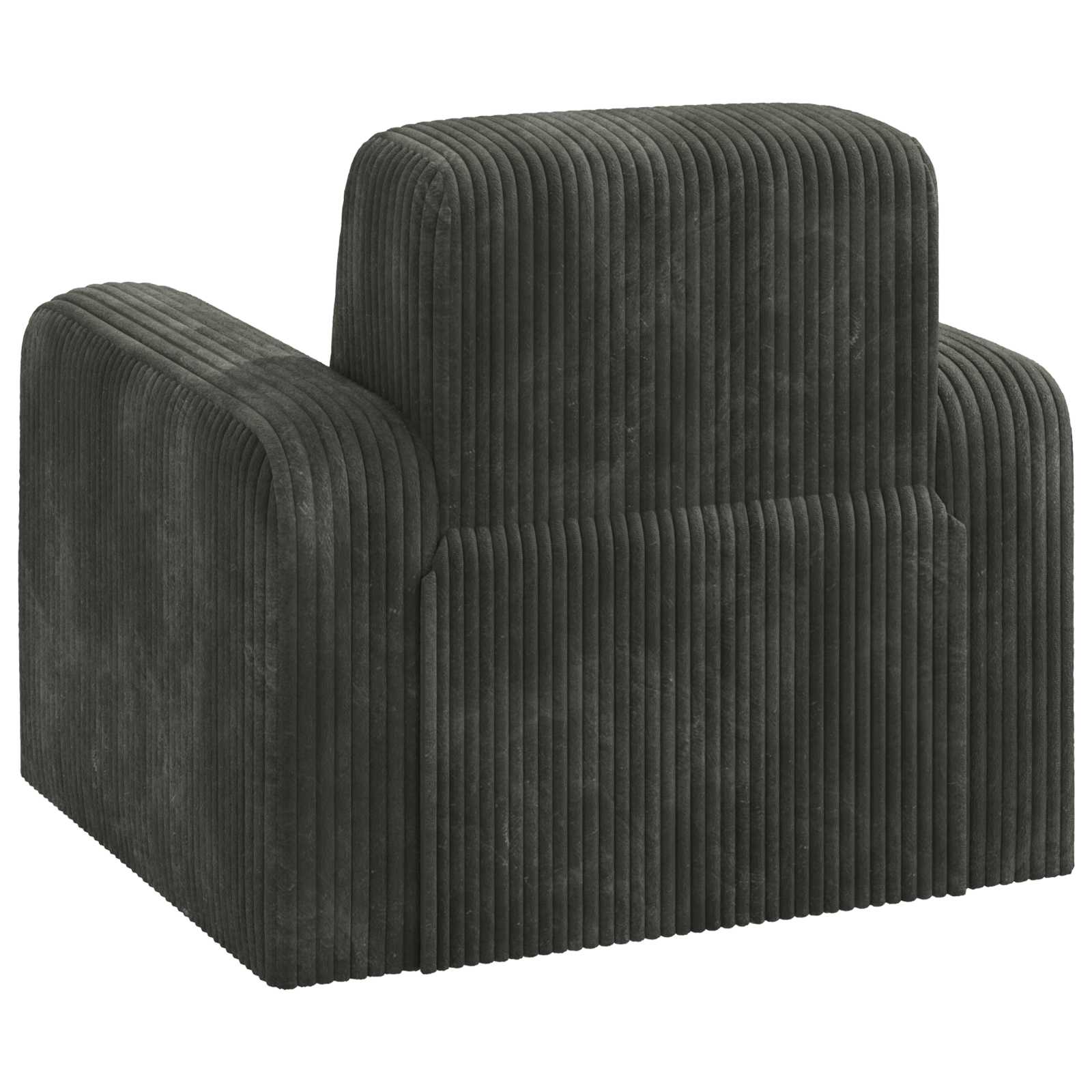 Fauteuil Antraciet corduroy