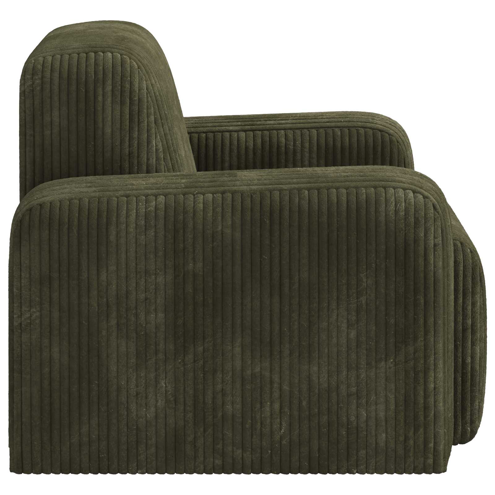 Fauteuil Groen corduroy