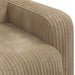 Fauteuil Taupe corduroy