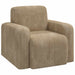 Fauteuil Taupe corduroy