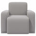 Fauteuil Lichtgrijs Bouclé