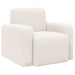 Fauteuil Crèmekleurig Bouclé