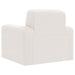 Fauteuil Crèmekleurig Bouclé