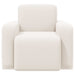 Fauteuil Crèmekleurig Bouclé