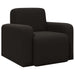 Fauteuil Zwart Bouclé