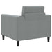 Fauteuil Lichtgrijs Stof