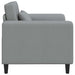 Fauteuil Lichtgrijs Stof