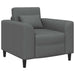 Fauteuil Donkergrijs Stof
