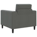 Fauteuil Donkergrijs Stof