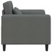 Fauteuil Donkergrijs Stof