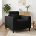 Fauteuil Zwart Stof