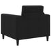 Fauteuil Zwart Stof