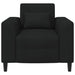 Fauteuil Zwart Stof