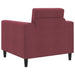 Fauteuil Wijnrood Stof