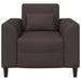 Fauteuil Donkerbruin Stof