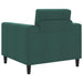 Fauteuil Donkergroen Stof