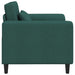 Fauteuil Donkergroen Stof