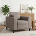 Fauteuil Taupe Stof