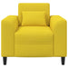 Fauteuil Lichtgeel Stof
