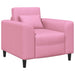 Fauteuil Roze Stof