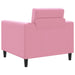 Fauteuil Roze Stof
