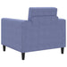 Fauteuil Jeans Blauw Stof