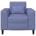 Fauteuil Jeans Blauw Stof