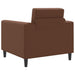Fauteuil Bruin Kunstleer