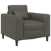 Fauteuil Grijs Kunstleer