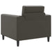 Fauteuil Grijs Kunstleer