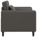 Fauteuil Grijs Kunstleer